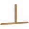 Ekena Millwork Portland Timber Gable Bracket, Western Red Cedar, 84"W x 42"H x 3 1/2"D x 3 1/2"F, 12/12 Pitch GBW084X42X0404POR00SWR - alternate 5